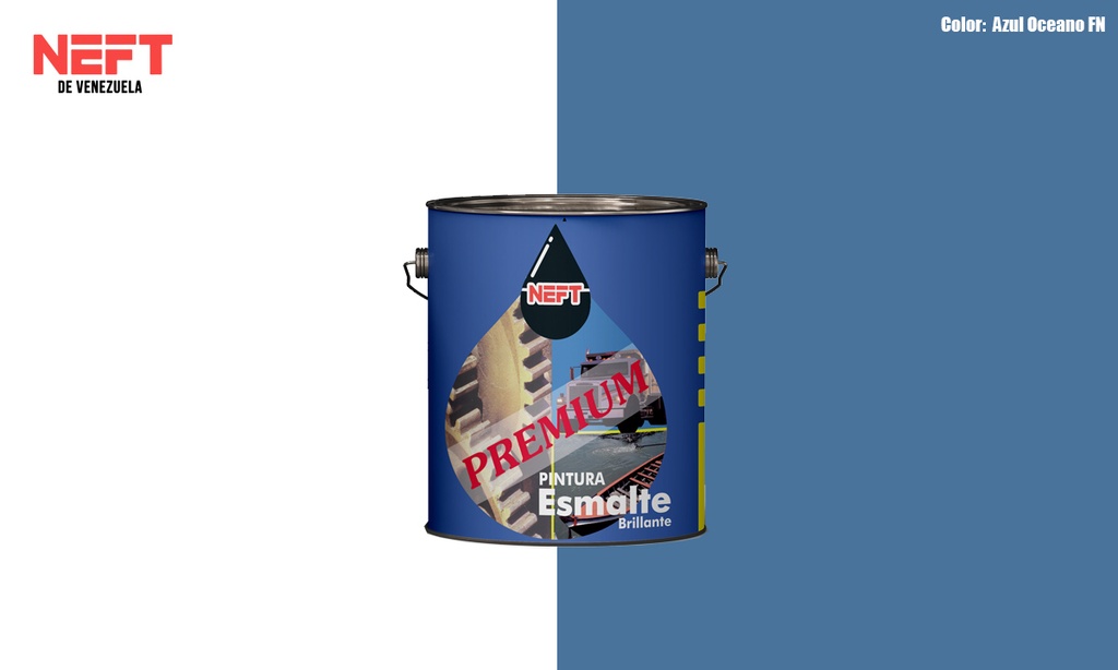 NEFT ESMALTE AZUL OCEANO GALON NF