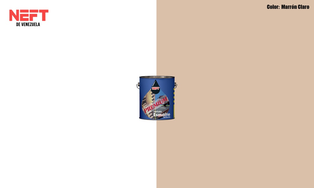 NEFT ESMALTE MARRON CLARO CUARTO
