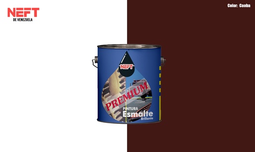 NEFT ESMALTE CAOBA GALON