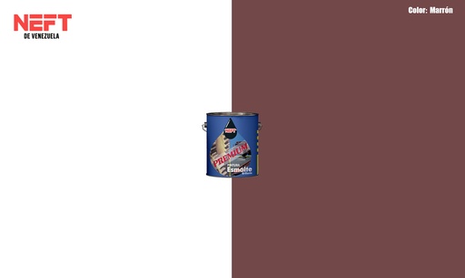 NEFT ESMALTE MARRON CUARTO